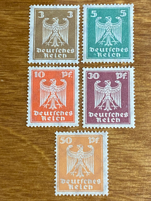 SAKSA REICH 1924 VAAKUNAMERKIT**