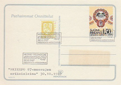 ERIKOISLEIMA , Skiexpo, Helsinki 30.10.1987