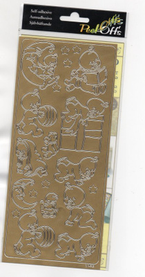 ÄÄRIVIIVATARRA "°PIKKUVAUVAT & TUTIT, NALLET ym.°" / (Kulta)