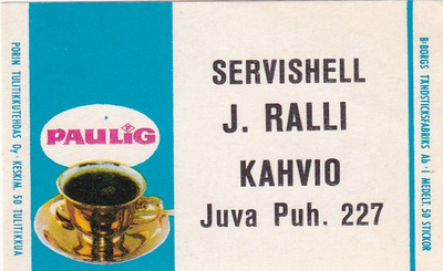 Juva, Servishell J. Ralli  , Paulig 1/15