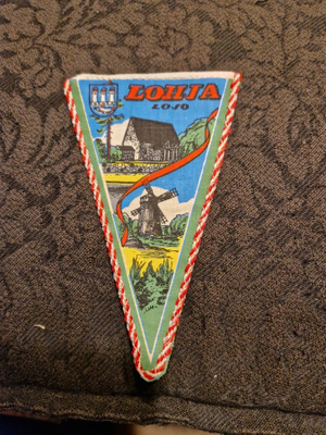 Lohja vintage pieni matkailuviiri