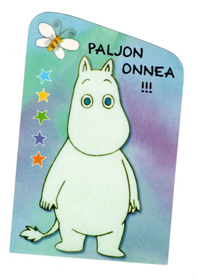 MUUMIPEIKKO...°"PALJON ONNEA!!!"° -KORTTI /Karto