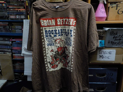 Brian Setzer's Rockabilly Riot European Tour 2011 T-Paita W