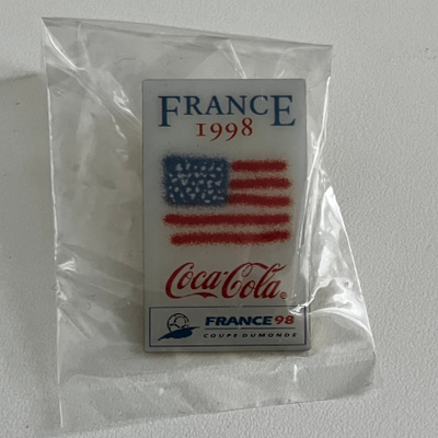 Jalkapallo MM-98 Coca-Cola maapinssi - USA
