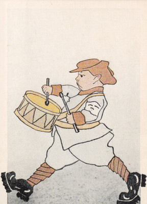 Sotilas rumpali,  Theodor Henrik Bruun vuodelta 1920  b220