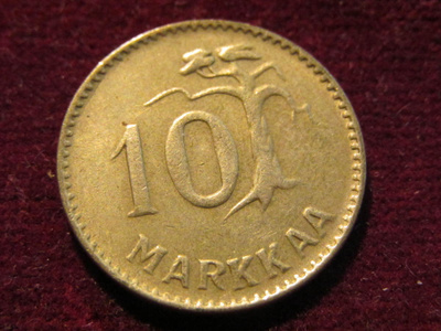 10 markkaa 1952