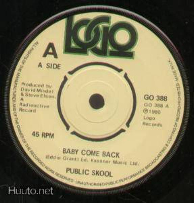 PUBLIC SKOOL baby come back/walking the rat 45 -1980- uk kbd