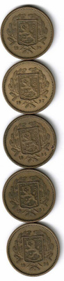 Suomi 20mk 1934-35-36-37-38