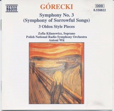 GÓRECKI: 3. Sinfonia ym. – Naxos CD 1994