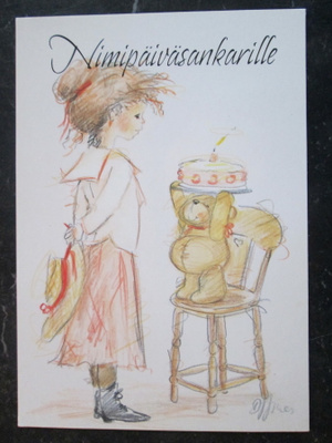KULKEMATON NIMIPÄIVÄKORTTI
