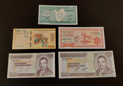 Burundi 5kpl, UNC