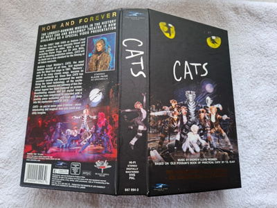 Cats musikaali musical VHS