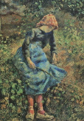 Camille Pissarro: Paimentyttö, 1881