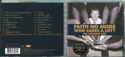 FAITH NO MORE . CD-LEVY . WHO CARES A LOT -THE GREATEST HITS