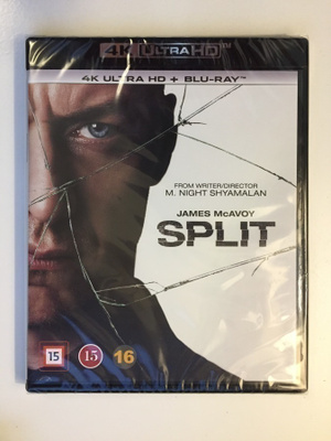 Split (4K Ultra HD + Blu-ray) 2017 (James McAvoy) UUSI!