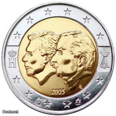 Belgia 2e:n erikoiskolikko 2005 Henri & Albert  (Unc)