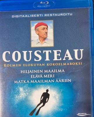 Cousteau- Kolmen elokuvan kokoelmaboksi -Blu-Ray