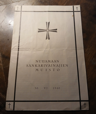 Nuijamaan Sankarivainajien muisto 30.6.1940