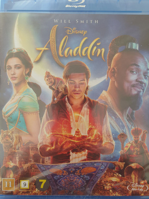 ALADDIN BLU-RAY UUSI Will Smith SUOMIPUHE