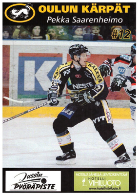 Oulun Kärpät PEKKA SAARENHEIMO Postikortti