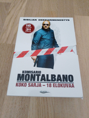 Komisario Montalbano koko sarja dvd-boxi