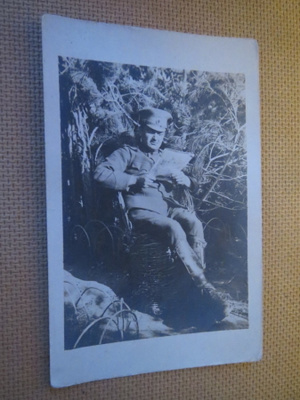 Vintage valokuvakortti - I Maailmansota?