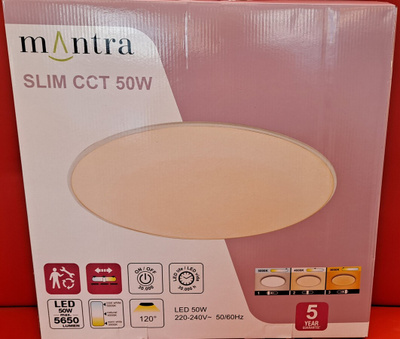 Mantra Slim ledvalaisin 50 w CCt kattoon