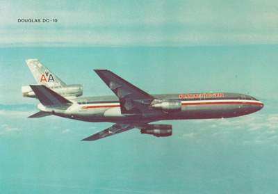 LENTOKONEKORTTI - DOUGLAS DC -10