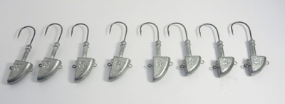 K. P Mustad Fish head Vertical jigipää 8kpl