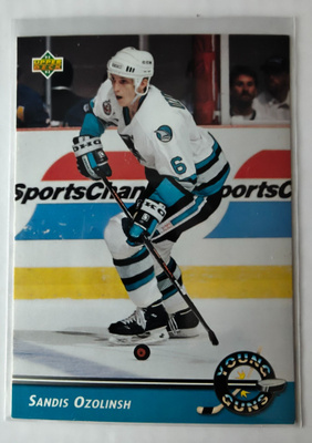 Sandis Ozolinsh 1992-93 UD Young Guns