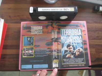 TERRORIA TORNISSA vanha VHS video v 1986