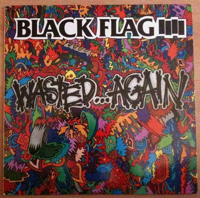 Black Flag - Wasted Again LP, keltainen vinyyli