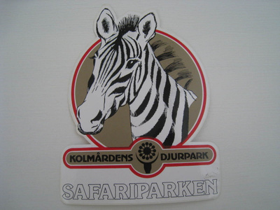 Kolmården Safaripuisto Tarra  sticker vanha Seepra