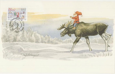 2004 postin joulukortti