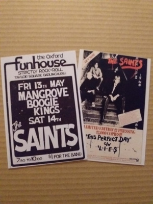 THE SAINTS postikortti 2kpl --- 9cm x 13cm  #1
