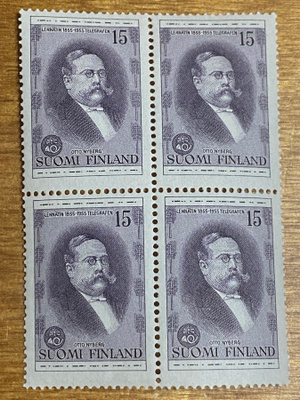 LENNÄTIN 100 VUOTTA 15MK NELIÖ**