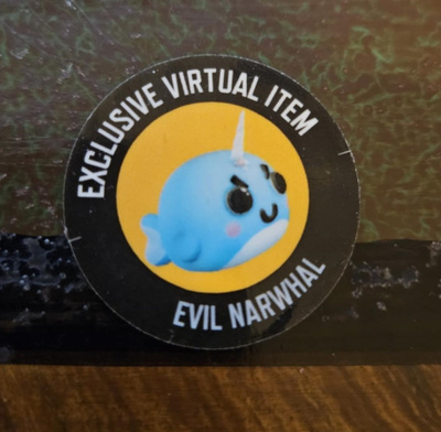 Virtuaalilemmikki Roblox-peliin: evil narwhal