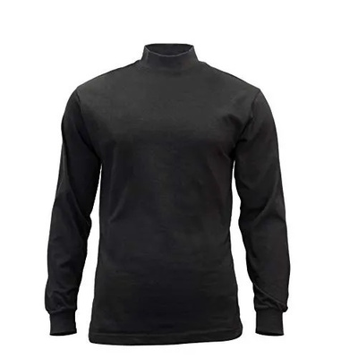 DSCP Black Long Sleeve Mock Turtleneck 2XL Pitkähihainen