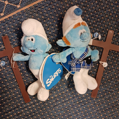 2 uutta Smurffi-pehmoa