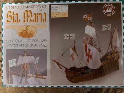 Constructon Santa Maria 1:100 koottava puinen pienoismalli