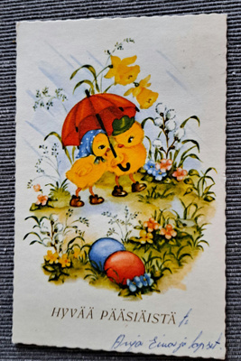 tiput kävelee sateessa, kulkenut 1965