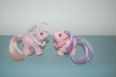 MY LITTLE PONY G1 NEWBORN TWINS SNIFFLES JA SNOOKUMS
