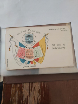 postimerkki aiheinen muistoKortti
