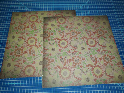 15x15 kuviopaperit  - kukkia