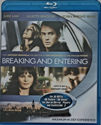 BREAKING AND ENTERING BLU-RAY