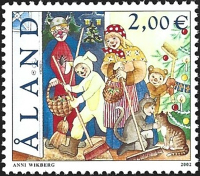 Åland 2002  Nuutinpäivä  2,00 €  ** LaPe 201