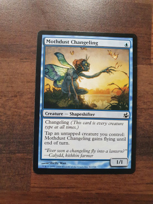 Magic the Gathering Mothdust Changeling