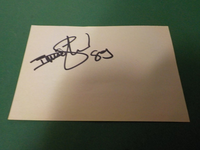 URIAH HEEP BERNIE SHAW NIMIKIRJOITUS