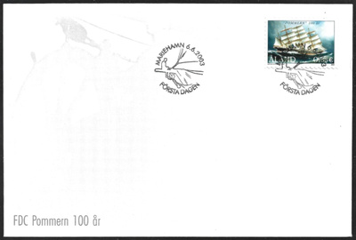 FDC Åland 2003   ÅV 12  Pommern 100 v  LaPe ÅL 224