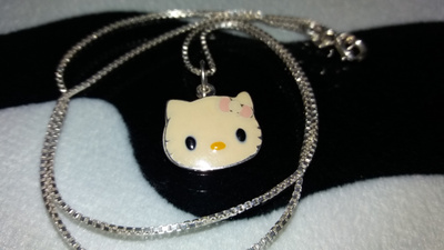 Hopea Hello kitty riipus kaulakoru 925
